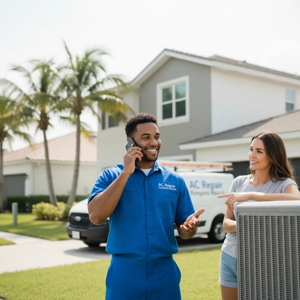 AC Repair Pompano Beach customer support in Bourbon